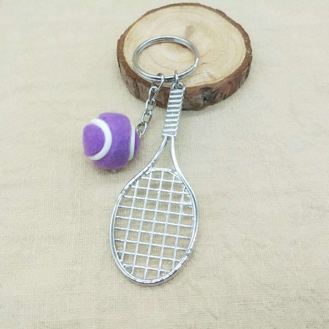 Keychains de actividades deportivas de tenis de tenis de tenis al por mayor